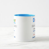 Mug Meilleur Musique Médicale sur mesure amusante (Centre)