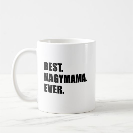 Mug Meilleur Nagymama jamais grand-mère hongroise (Gauche)