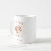 Mug Meilleur Nana | Boho Terracotta Floral (Devant gauche)