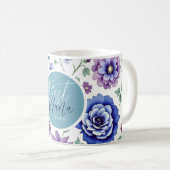 Mug Meilleur Nana jamais floral (Devant droit)