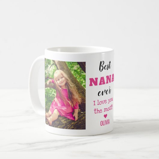 Mug Meilleur Nana Vous Aimez Jamais Plus Grand-Enfant (Devant gauche)