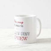 Mug Meilleur Neveu (Devant droit)