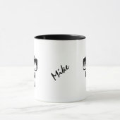 Mug Meilleur nom d'homme Funny Black Googles Mariage (Centre)