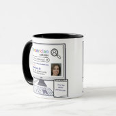 Mug Meilleur Obstétricien Drôle Résultat De Recherche (Devant gauche)