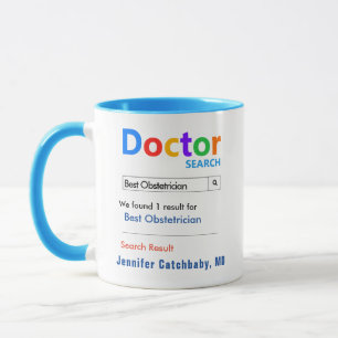 Mug Meilleur obstétricien sur mesure drôle