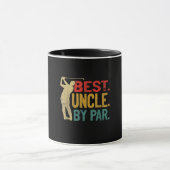Mug Meilleur Oncle De Mens Par Par Rétro Cadeaux Fêtes (Centre)