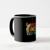 Mug Meilleur Oncle De Mens Par Par Rétro Cadeaux Fêtes (Devant gauche)