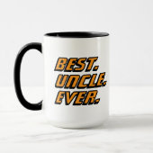 Mug Meilleur Oncle du Monde Course Moderne (Gauche)