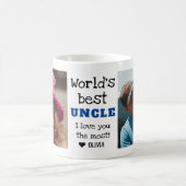 Mug Meilleur Oncle du monde vous aime le plus 2 photo  (Centre)