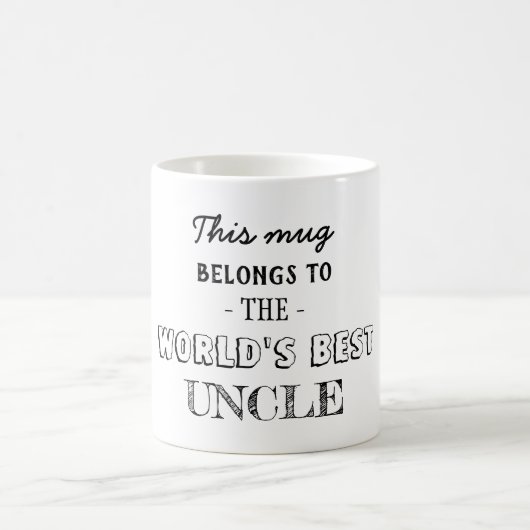 Mug Meilleur oncle est ici (Centre)