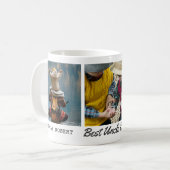 Mug Meilleur Oncle Jamais Personnalisé Collage Photo (Devant gauche)