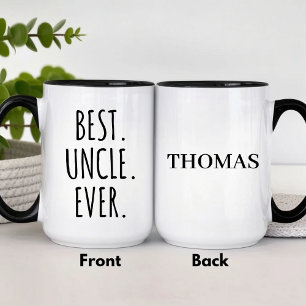 Mug Meilleur Oncle Personnalisé Ever
