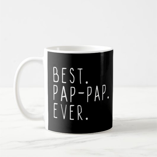 Mug Meilleur Pap-Pap Cool Fête des pères cadeau PapPap (Gauche)