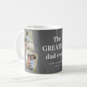 Mug Meilleur Papa 3 Collage Photo Fête des Pères