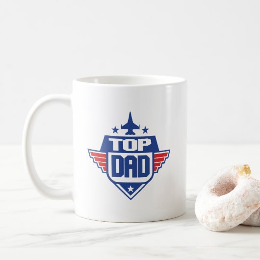 Mug Meilleur Papa Avion (Avec donut)
