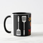 Mug Meilleur papa barbecue au monde /w Spatula Coffee  (Gauche)