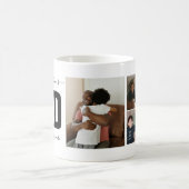 Mug Meilleur papa bonus mondial Collage photo (Centre)
