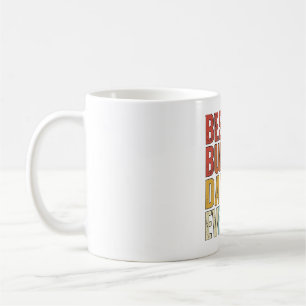 Mug Meilleur Papa Bouledogue Ever T-Shirt Gravure Vint