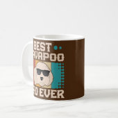 Mug Meilleur papa Cavapoo Jamais Cool Retro Chien Vint (Devant gauche)