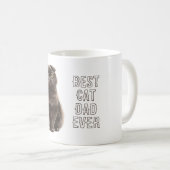 Mug Meilleur papa chat du monde (Devant droit)
