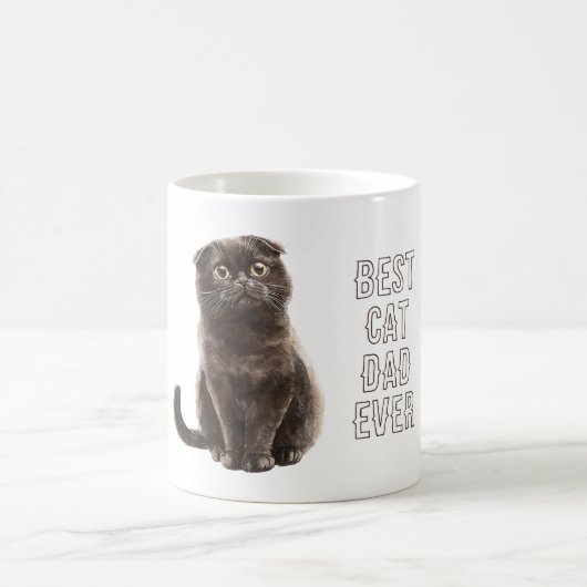 Mug Meilleur papa chat du monde (Centre)