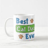 Mug Meilleur papa chat du monde (Gauche)