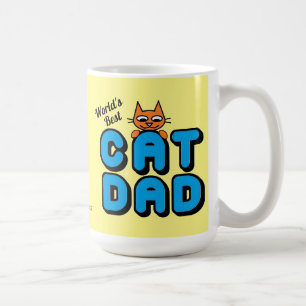 Mug Meilleur Papa Chat du Monde avec Chat Mignon