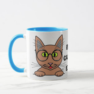 Mug Meilleur papa chat du monde ! Chat de dessin animé