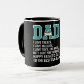 Mug Meilleur Papa Chien (Devant gauche)