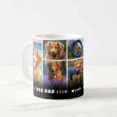 Mug Meilleur Papa Chien Ever Collage de Photos de Comp (Devant gauche)
