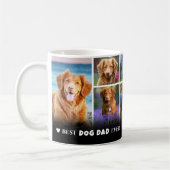 Mug Meilleur Papa Chien Ever Collage de Photos de Comp (Gauche)