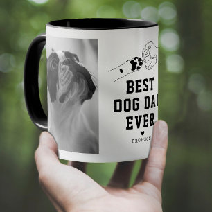 Mug Meilleur Papa Chien Ever Deux Photo