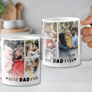 Mug Meilleur Papa Collage de Photos