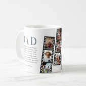 Mug Meilleur papa | Collection moderne de 8 films phot (Devant gauche)