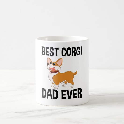 Mug Meilleur Papa Corgi Ever (Centre)