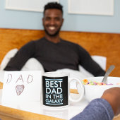 Mug Meilleur Papa Dans La Fête des pères Galaxy Thé d'