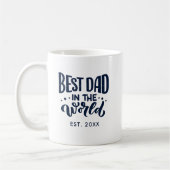 Mug Meilleur papa dans l'année mondiale de Fête des pè (Gauche)