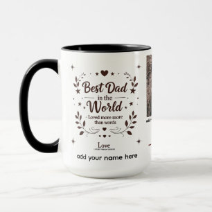 Mug Meilleur papa dans le monde - 15 oz Combo Personna