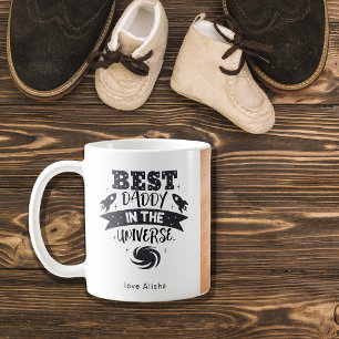 Mug Meilleur papa dans l'Univers Photo personnalisée M