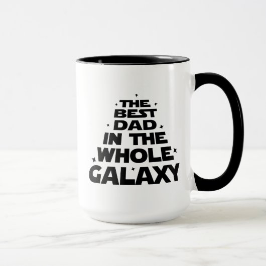 Mug Meilleur papa dans toute la Galaxie - Fête des pèr (Droite)