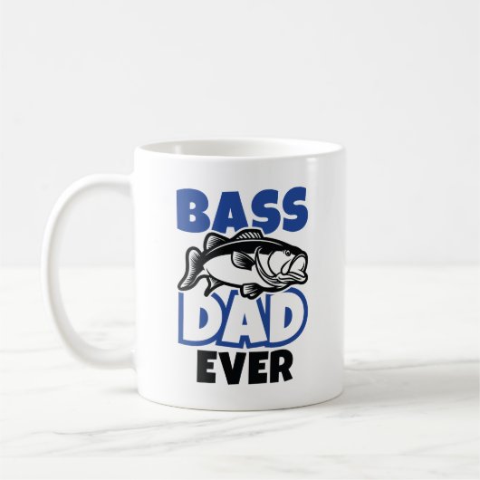 Mug Meilleur Papa de basse (Gauche)
