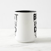 Mug Meilleur papa de bonification (Centre)