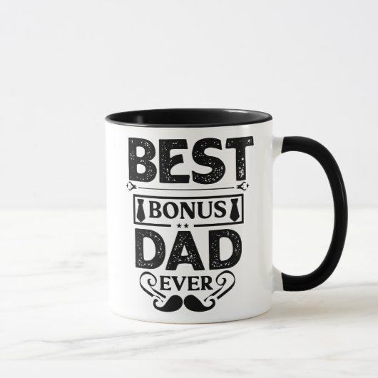 Mug Meilleur papa de bonification (Droite)