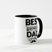 Mug Meilleur papa de bonification (Devant droit)