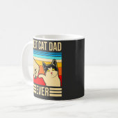 Mug Meilleur papa de chat (Devant gauche)