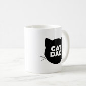 Mug Meilleur papa de chat au monde (Devant droit)