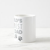 Mug Meilleur papa de chat au monde (Centre)