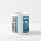 Mug Meilleur papa de chat au monde (Centre)