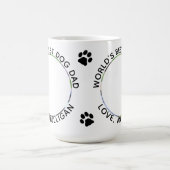 Mug Meilleur papa de chien (Centre)