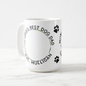 Mug Meilleur papa de chien (Devant gauche)